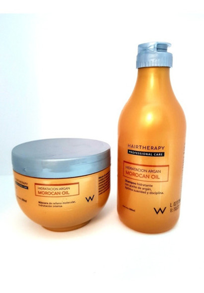 Shampoo + Mascara Morocan Oil 300ml Hair Therapy 1