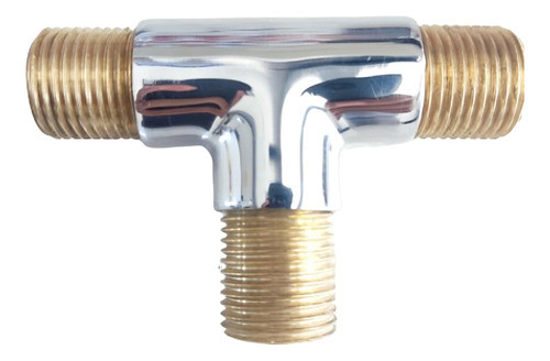 Adaptador Água Quente T Conexção Com Roscas Externas De 1/2 0
