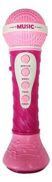 Micrófono Rosa Luz Sonido Reproduce Voz 20cm Ploppy.3 374142 1