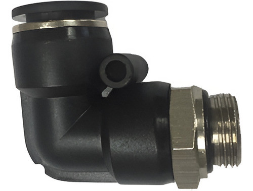 Conector Codo Instantaneo Neumatico 1/4 Manguera 6mm 0