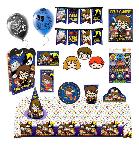 Set Decoracion De Harry Potter Kit Feliz Cumpleaños 0