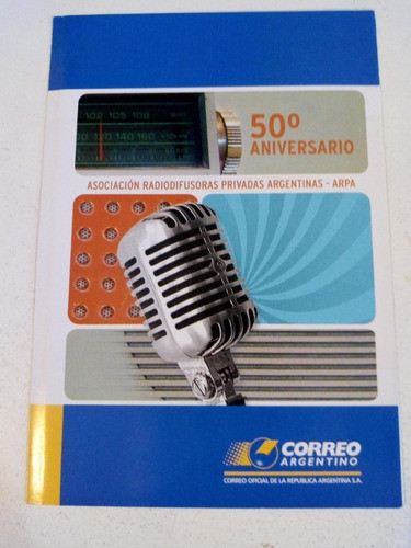 Volante Filatélico 1099.  50 Aniversario Asociación Radiodif 0