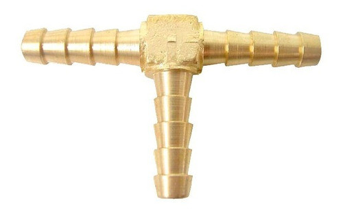 2 Conexão T Emenda De 1/2' (13mm ) P/ Mangueira Ar Aguá Gás 0