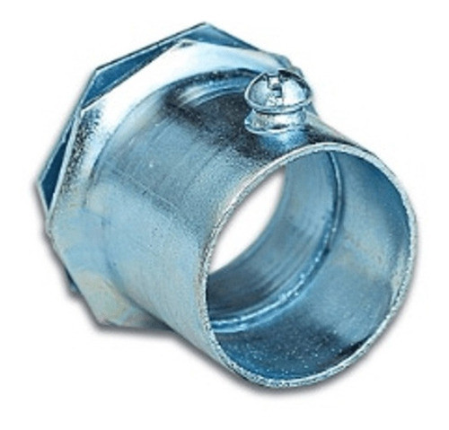 Conector De Hierro Delga 1 Caño Metálico X 50 Unidades 0