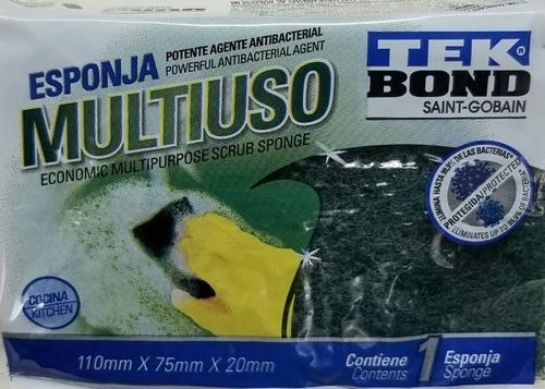 Tek Bond Esponja Multiuso Economica Unitaria 1