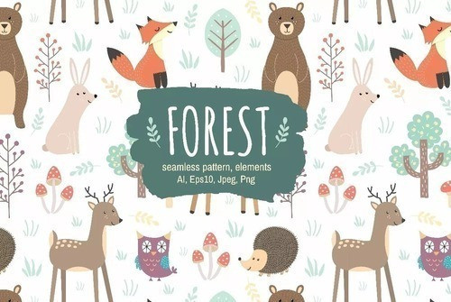 1000 Vectores Y Diseños Infantiles Animales Niños Etc.. 1