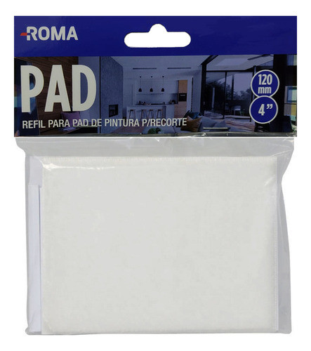 Kit 2 Refil Pad Para Recorte De Pintura Acabamento Cantos 4 0