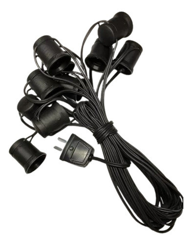 Guirnalda 10 Metros Con 20 Portalámparas Sin Lamparas 0