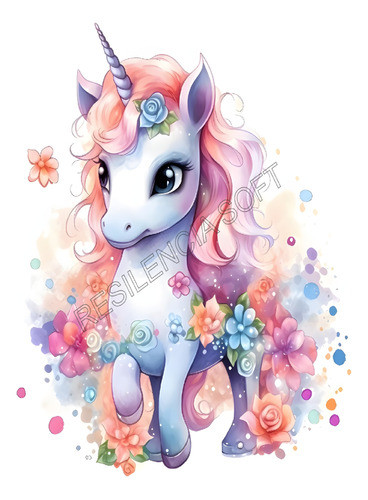 Impresiones Unicornio Ai Para Sublimar A4 1