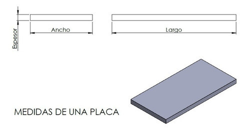 2 Placas De Delrin Blanco #12x200x600mm Me 1