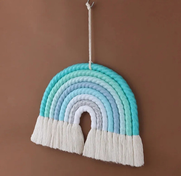 Arco Íris Decoração Quarto Bebê Azul Tons Pasteis Nórdico 1