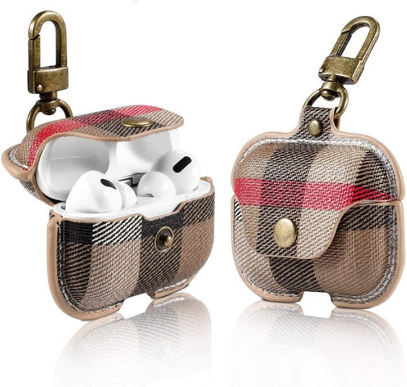 Funda De Piel Para AirPods Pro De Carga Inal Mbrica 0