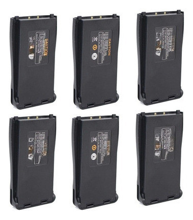 6 X 2800mah Li-ion Batería De Radio Para Retevis H777 Bf-666 1