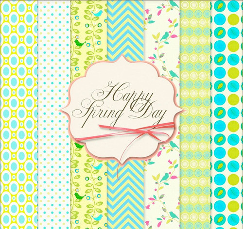 Kit De Papel Digital Shabby Chic Happy Spring Day 0