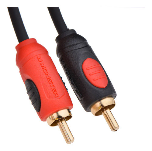 Cable Rca Monster M100 2 Canales 2 Metros Audio Amplificador 1