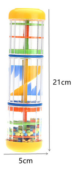 Montessori Rainmaker, Brinquedo Musical Sensorial Para Crian 1