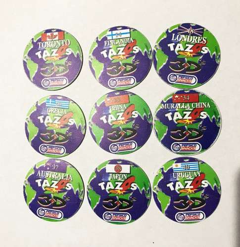 Tazos 3d Chester Por El Mundo De Pepsico. 3 A Elección! 1