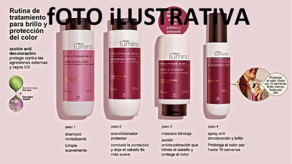 Repuesto Shampo Revit Brillo/ Protección Color Lumina Natura 1