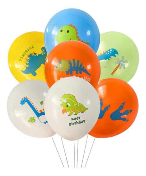 Art.fiesta Pack De Globos Cumpleaños Dinosaurios 0 Art.fiesta Pack De Globos Cumpleaños Dinosaurios 0