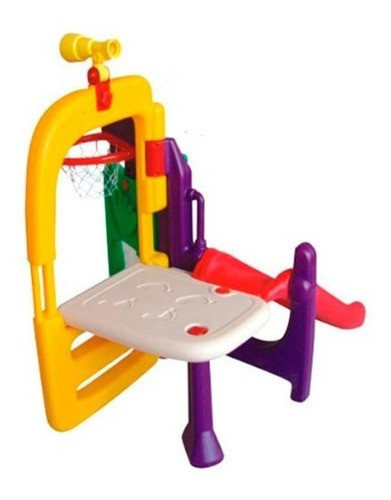 Centro Actividades Escalador Con Tobogán Plegable Jardin 0