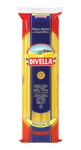 Fideos Divella Fettuccine - Italianos - Semola Trigo Duro 0