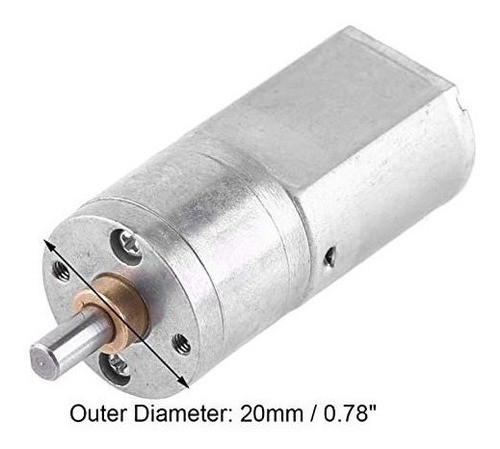 Motor 12v Con Reductora De 50rpm 1