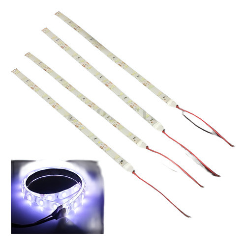 4 X 15 Smd 5630 Led Franja De Luz Blanca Impermeable Cortado 0