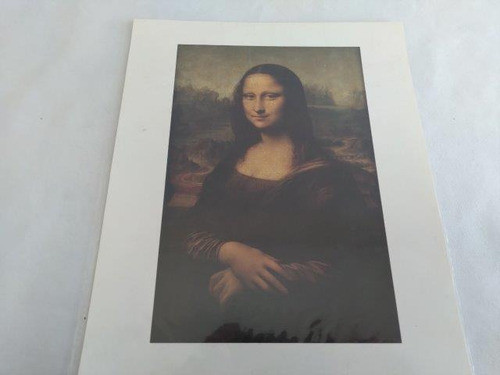 Gravura Léonardo De Vince - La Joconde - Musée Du Louvre 1