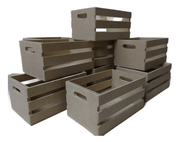 10 Cajon Verdulero Verduras Souvenirs Candy Bar 10x15x7,5 Cm 0