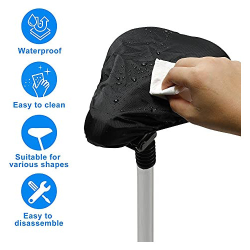 Qoyapow 2pcs Funda Para Asiento De Bicicleta Funda Impermeab 1