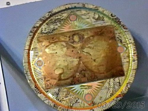 Lata Galletita Danesa Mapa Mundi 0