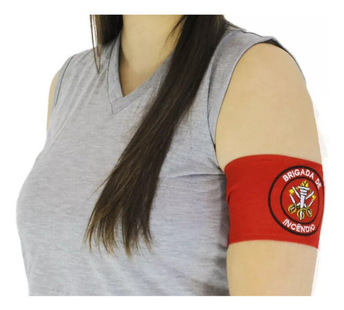 Braçadeira Brigada De Emergência Bordada 20 Unidades 1