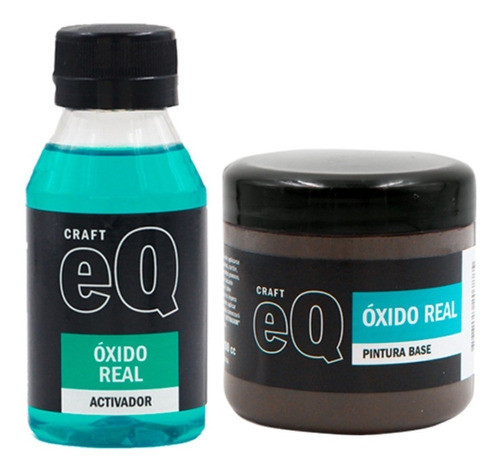 Set Oxido Real Eq Arte Activado Base Acrilica Madera Carton 0
