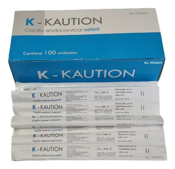 Cepillo Endocervical Esteril Descartable X100u 0