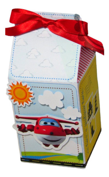 10 Cajitas Milk Box # De Super Wings 0
