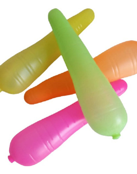 Maraca Zanahoria Fluo Plastico X1 Unidad Colores Surtidos 0