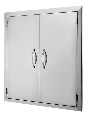 Doble Acceso Barbacoa Puerta 24x24 Cocina Al Aire Libre Cajó 0
