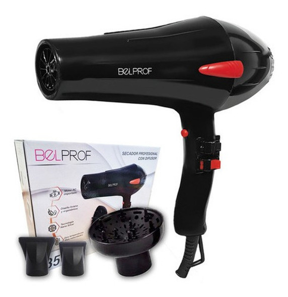 Kit Maquina Corte+ Planchita De Pelo + Secador 1800w Belprof 1