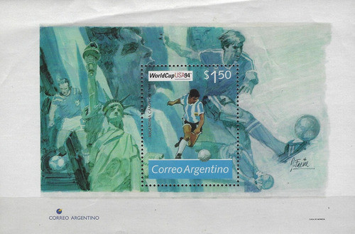 Lote3527 Argentina Hb 107 Año 1994 Mundial Futbol 1