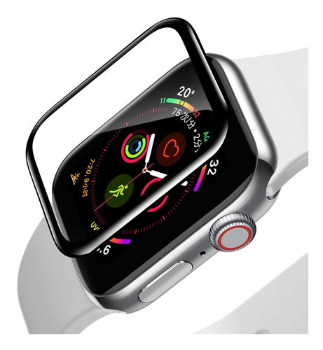 Vidrio Templado Apple Watch 38 Mm Full Glue Semi Flexible 0