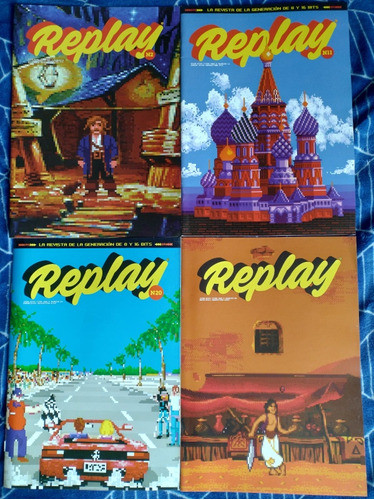 Lote De 4 Revistas Replay. Nuevas. Nros De Las Fotos 0