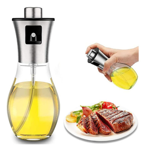 Botella Dispensador Aceitero Pulverizador Ovalado 200ml © 0 Botella Dispensador Aceitero Pulverizador Ovalado 200ml © 0