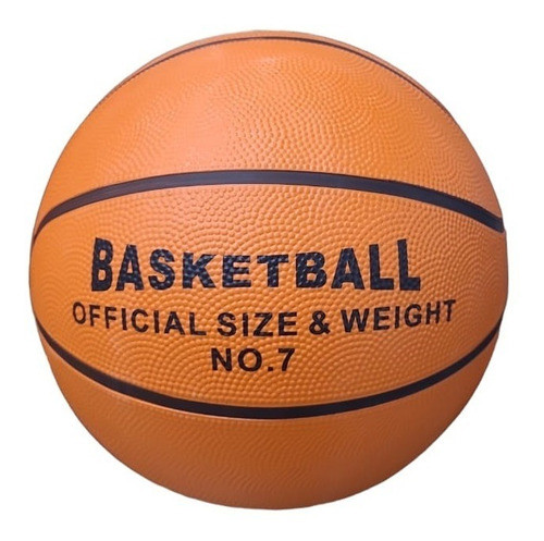 Pelota Basquet Oficial Basketball Pvc N°7 Basket Profesional 0
