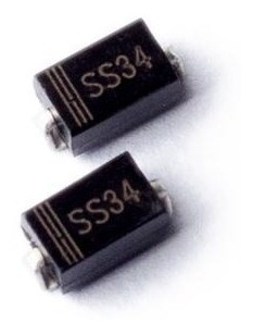 Ss34 Diodo Schottky 3a 40v (1n5822 Smd) Do-214ab X 5 Unid 0