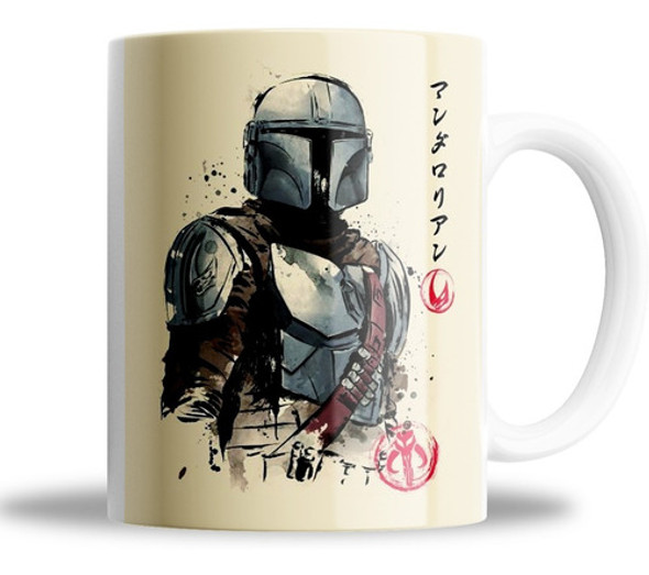 Taza De Ceramica- The Mandalorian -star Was 0