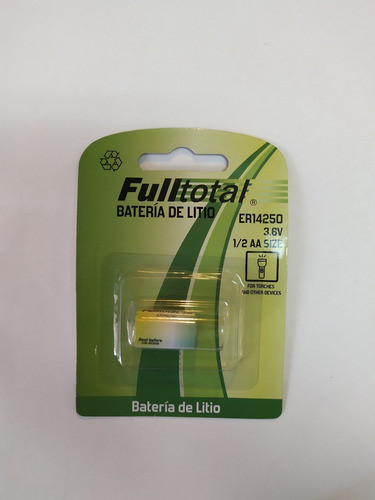 Pack X10 Blister Batería Litio 1/2aa Er14250 3.6v Full Total 1