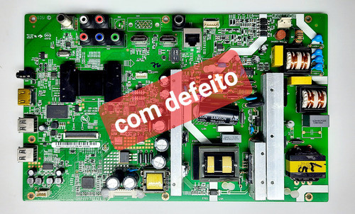 Placa Principal Tv Semp 48l2400 Pr48l2400 Com Defeito 0