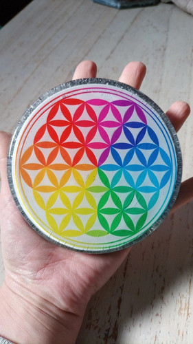 Orgon Protector Flor De La Vida Colgante Pared Orgonite 0