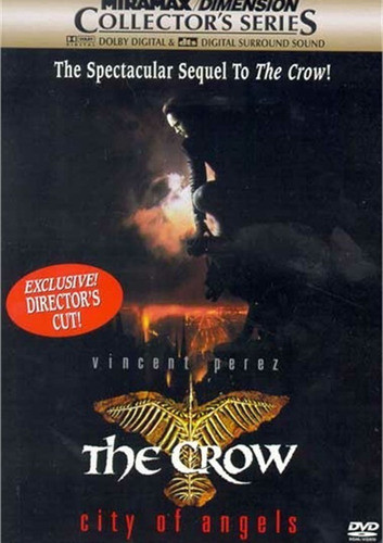 Dvd The Crow City Of Angels / El Cuervo Ciudad De Angeles 0