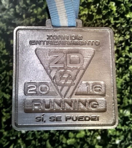 Medalla Llavero Metal Running Futbol Mtb 60 Mm 0